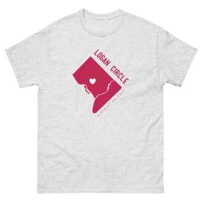 Logan Circle Map T-Shirt