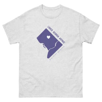 Lower Georgia Avenue Map T-Shirt