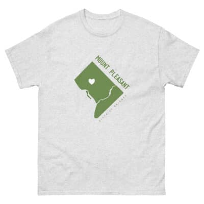 Mount Pleasant Map T-shirt