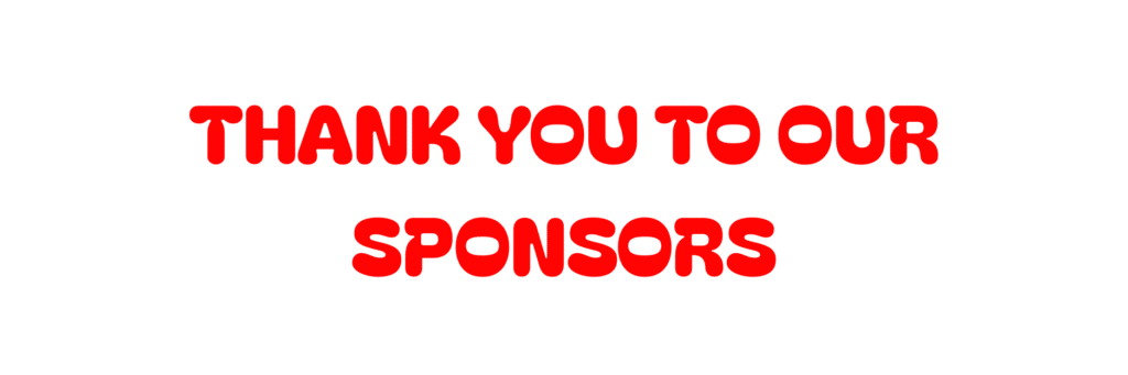 THANK YOU TO OUR SPONSORS
