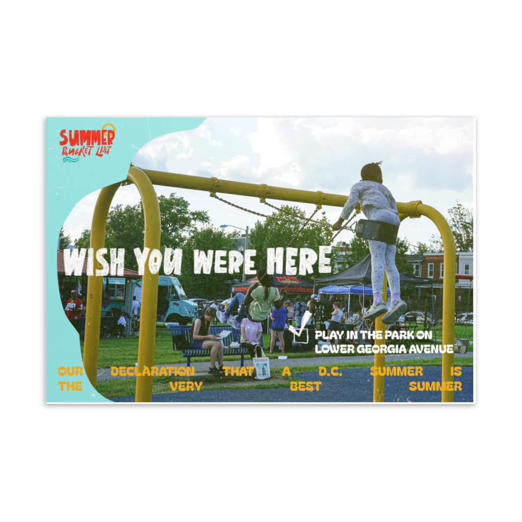 Lower Georgia Avenue "Wish You Were Here" Postcard