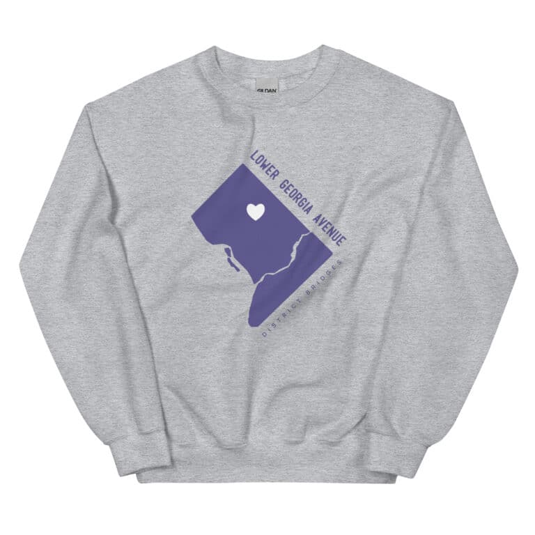 Lower Georgia Avenue Map Sweatshirt